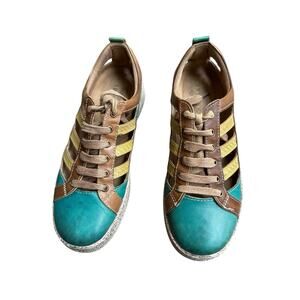 L'Artiste by Spring Step Porscha Leather Casual Sneakers Women's 6.5 /37 EU